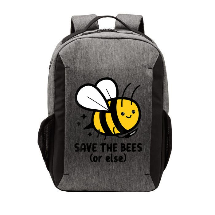Save The Bees Or Else Knife Nature Animals Vector Backpack