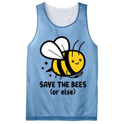 Save The Bees Or Else Knife Nature Animals Mesh Reversible Basketball Jersey Tank