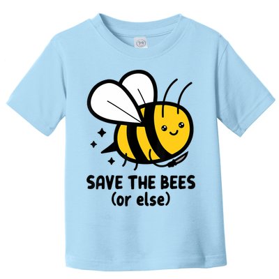 Save The Bees Or Else Knife Nature Animals Toddler T-Shirt