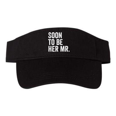 Soon To Be Her Mr Future Husband Gifts From Bride Valucap Bio-Washed Visor