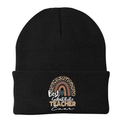 Substitute Teacher Boho Rainbow Teacher Appreciation Gift Beanie