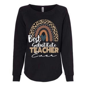 Substitute Teacher Boho Rainbow Teacher Appreciation Gift Womens California Wash Sweatshirt