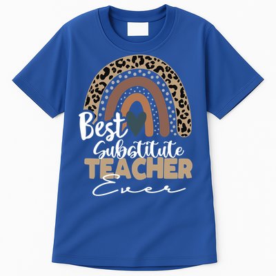Substitute Teacher Boho Rainbow Teacher Appreciation Gift Tall T-Shirt