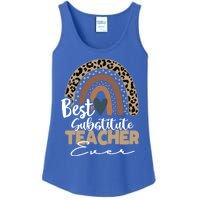 Substitute Teacher Boho Rainbow Teacher Appreciation Gift Ladies Essential Tank