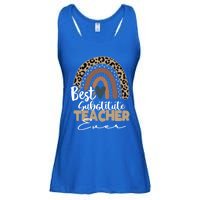 Substitute Teacher Boho Rainbow Teacher Appreciation Gift Ladies Essential Flowy Tank