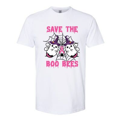 Save The Boo Bees Halloween Breast Cancer Research Awareness Great Gift Softstyle® CVC T-Shirt