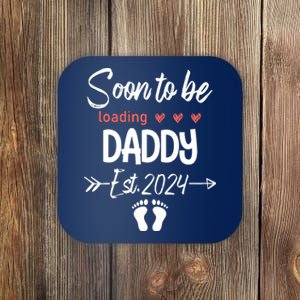 Soon To Be Daddy 2024 Loading Funny Pregnancy Announce Coaster