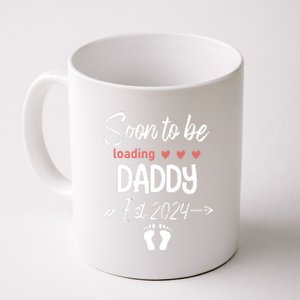 Soon To Be Daddy 2024 Loading Funny Pregnancy Announce Coffee Mug