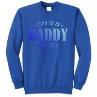 Soon To Be Daddy Est 2024 Vintage Dad To Be Fathers Day Gift Sweatshirt