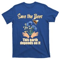 Save The Bees This Earth Depends On It Earth Life Gift T-Shirt