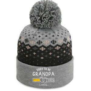 Soon To Be Grandpa 2025 Loading Promoted To Grandpa 2025 Gift The Baniff Cuffed Pom Beanie