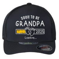 Soon To Be Grandpa 2025 Loading Promoted To Grandpa 2025 Gift Flexfit Unipanel Trucker Cap