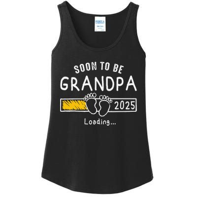 Soon To Be Grandpa 2025 Loading Promoted To Grandpa 2025 Gift Ladies Essential Tank