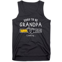 Soon To Be Grandpa 2025 Loading Promoted To Grandpa 2025 Gift Tank Top