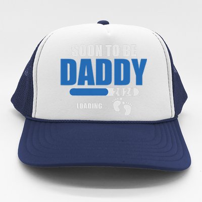 Soon To Be Daddy 2024 Est 2024 Fathers Day First Time Dad Trucker Hat