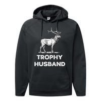 S Trophy Buck FatherS Day Design For Husband Performance Fleece Hoodie