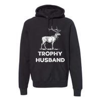 S Trophy Buck FatherS Day Design For Husband Premium Hoodie