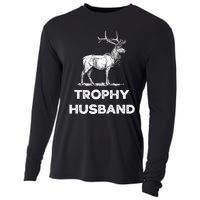 S Trophy Buck FatherS Day Design For Husband Cooling Performance Long Sleeve Crew