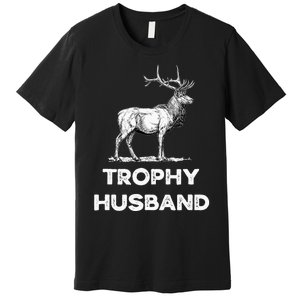 S Trophy Buck FatherS Day Design For Husband Premium T-Shirt