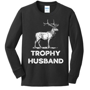 S Trophy Buck FatherS Day Design For Husband Kids Long Sleeve Shirt