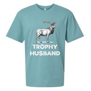 S Trophy Buck FatherS Day Design For Husband Sueded Cloud Jersey T-Shirt