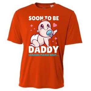 Soon To Be Daddy Loading Please Wait For Father's Day Cute Gift Cooling Performance Crew T-Shirt