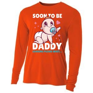 Soon To Be Daddy Loading Please Wait For Father's Day Cute Gift Cooling Performance Long Sleeve Crew