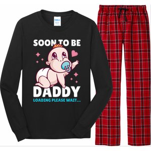 Soon To Be Daddy Loading Please Wait For Father's Day Cute Gift Long Sleeve Pajama Set