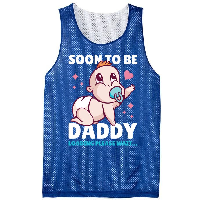 Soon To Be Daddy Loading Please Wait For Father's Day Cute Gift Mesh Reversible Basketball Jersey Tank