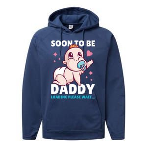 Soon To Be Daddy Loading Please Wait For Father's Day Cute Gift Performance Fleece Hoodie