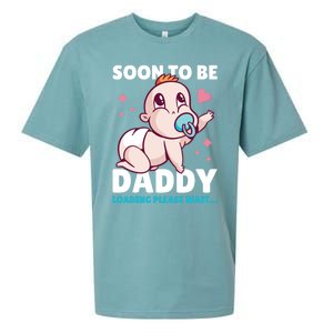 Soon To Be Daddy Loading Please Wait For Father's Day Cute Gift Sueded Cloud Jersey T-Shirt