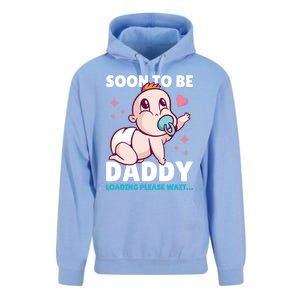 Soon To Be Daddy Loading Please Wait For Father's Day Cute Gift Unisex Surf Hoodie