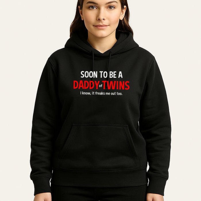Soon To Be A Daddy Of Twins Expecting Father Hoodie