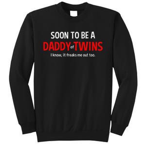 Soon To Be A Daddy Of Twins Expecting Father Sweatshirt