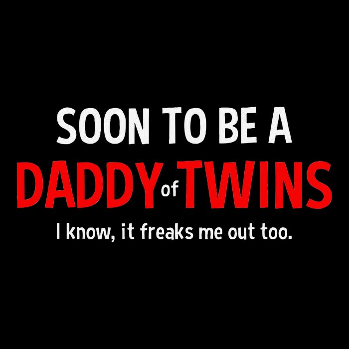 Soon To Be A Daddy Of Twins Expecting Father Zip Tote Bag
