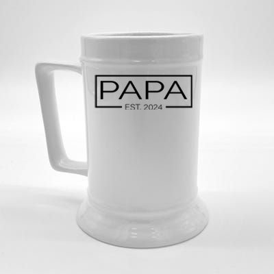 Soon To Be Papa 2024 Fatherhood Celebration Beer Stein