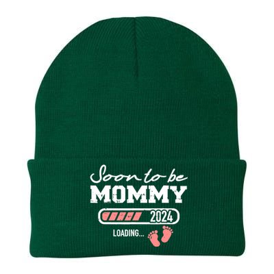 Soon To Be Mommy 2024 Loading Bar Knit Cap Winter Beanie