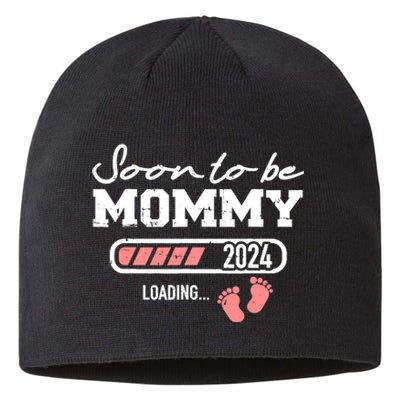 Soon To Be Mommy 2024 Loading Bar Sustainable Beanie