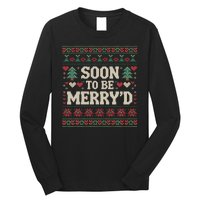 Soon To Be MerryD Engaged Couples Matching Ugly Christmas Long Sleeve Shirt