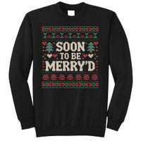 Soon To Be MerryD Engaged Couples Matching Ugly Christmas Sweatshirt