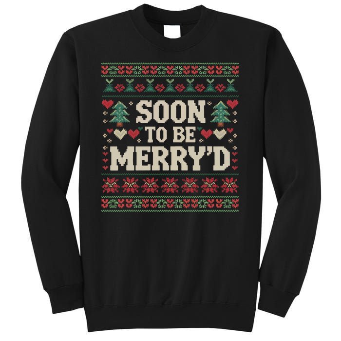 Soon To Be MerryD Engaged Couples Matching Ugly Christmas Sweatshirt