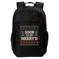 Soon To Be MerryD Engaged Couples Matching Ugly Christmas Backpack