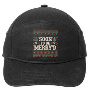 Soon To Be MerryD Engaged Couples Matching Ugly Christmas 7-Panel Snapback Hat