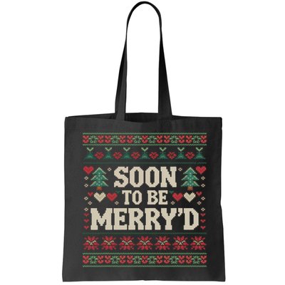 Soon To Be MerryD Engaged Couples Matching Ugly Christmas Bag