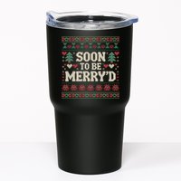 Soon To Be MerryD Engaged Couples Matching Ugly Christmas Tumbler