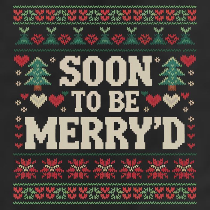 Soon To Be MerryD Engaged Couples Matching Ugly Christmas Tumbler