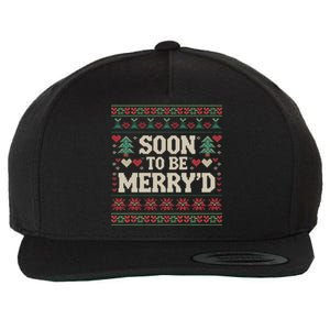 Soon To Be MerryD Engaged Couples Matching Ugly Christmas Wool Snapback Cap