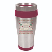 Soon To Be MerryD Engaged Couples Matching Ugly Christmas 16oz Travel Tumbler