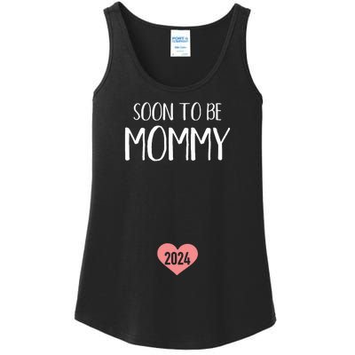 Soon To Be Mommy 2024 For New Mom Ladies Essential Tank