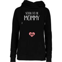 Soon To Be Mommy 2024 For New Mom Womens Funnel Neck Pullover Hood